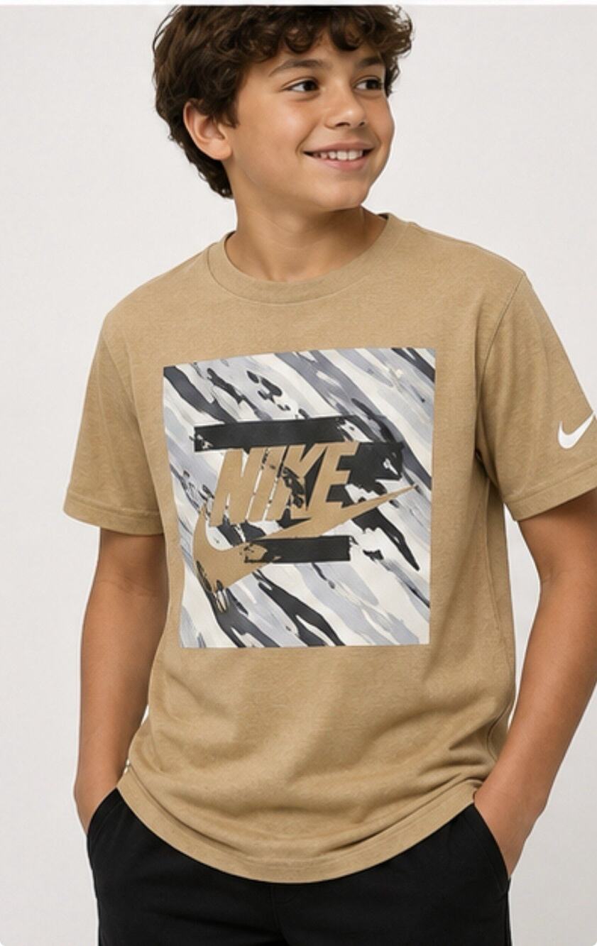 3BRAND Russell Wilson Nike Boys XL Hemp Graphic T-Shirt Swoosh NWT